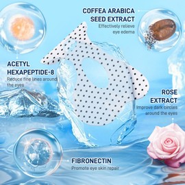 Bio-Magnetic Eye Mask – Hyaluronic Acid & Collagen Eye Patches for Hydrating, Firming & Smoothing – Refreshing Under Eye Treatment for Tired Eyes – 7 Pairs (1PC)