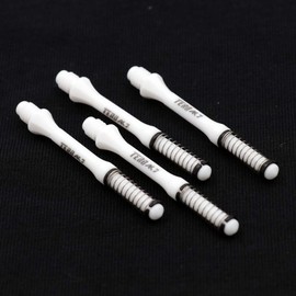 CUESOUL TERO AK7 Very Slim Dart Shafts S/M/L Built-in Spring Telescopic for Steel Tip Darts and Soft Tip Darts,Set of 4 pcs