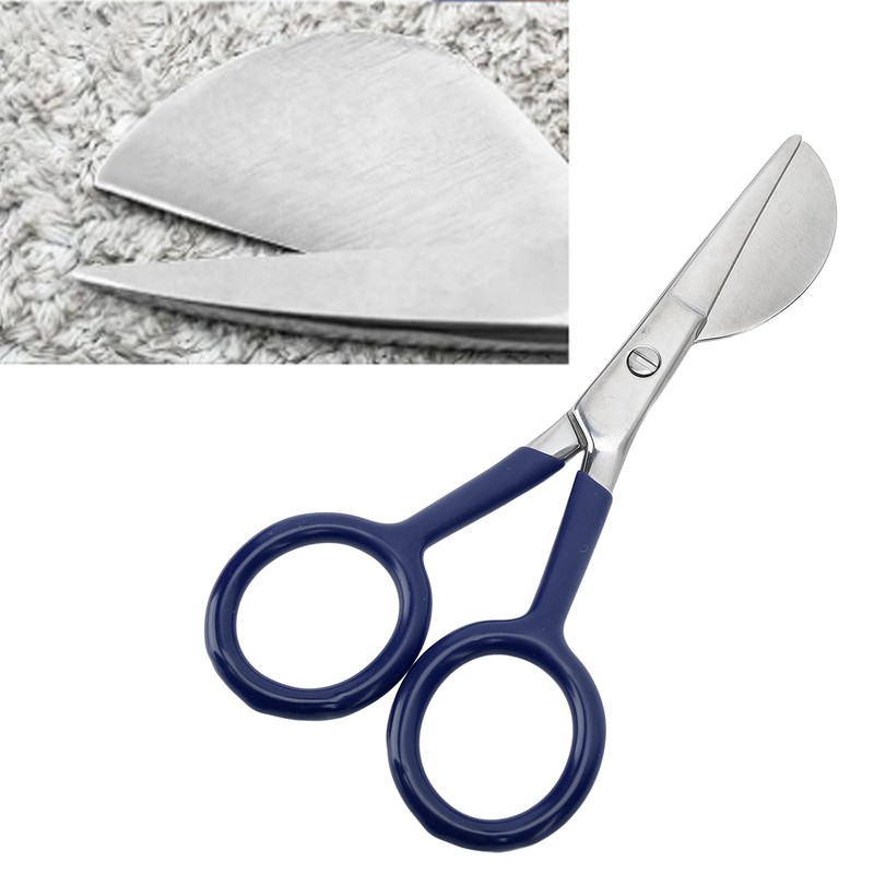 Carpet Scissors Rustproof Stainless Steel Duckbill Scissors Ergonomic Carpet Trimming