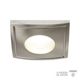 Tecnolite - Lámpara Downlight Empotrable a Prueba de Vapor, Potencia Máx. 50 W, Base GX5.3, No incluye foco