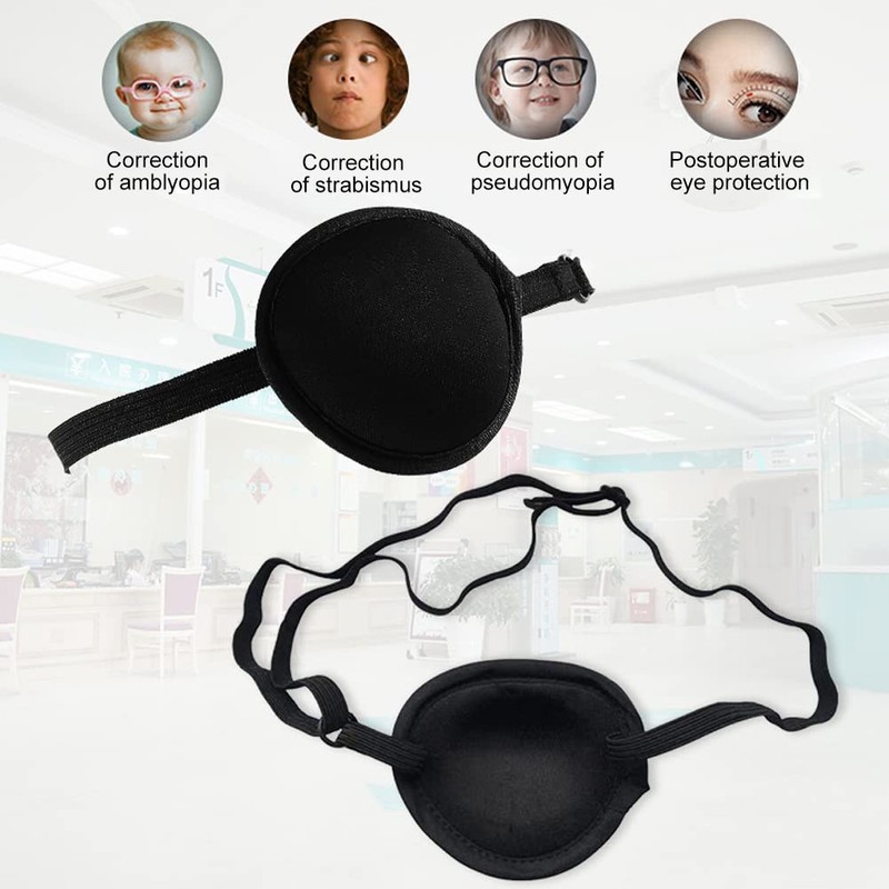 4Pcs Eye Patch,Eye Patches for Adults Kids,Medical Eye Patch Adjustable