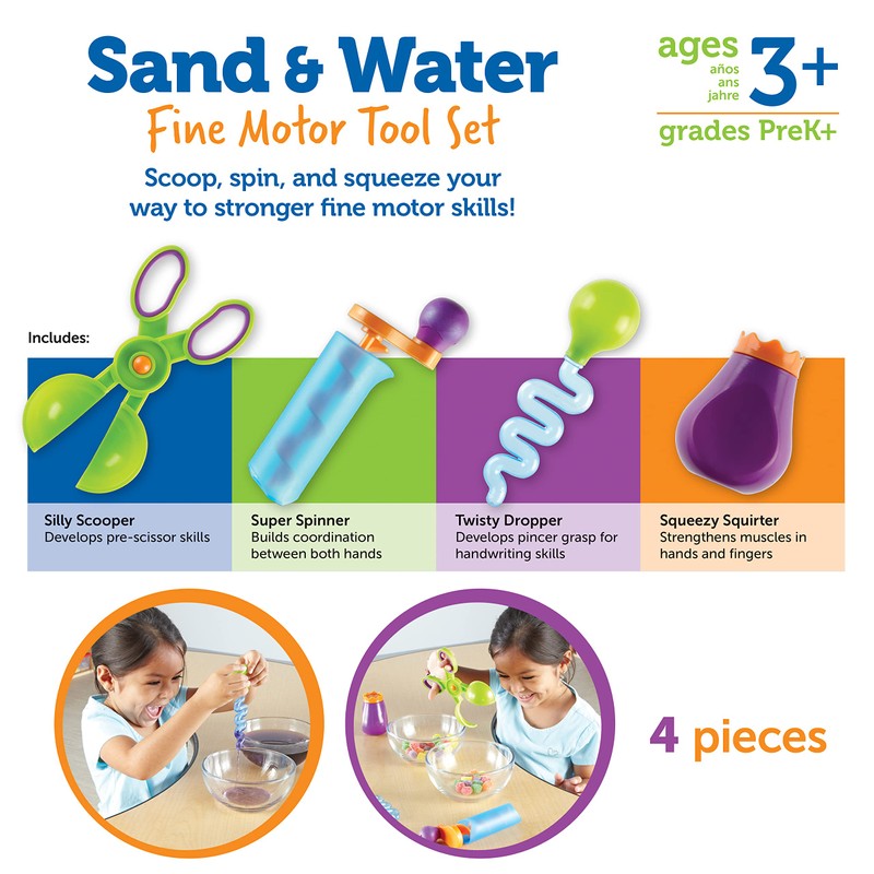 Learning Resources Sand & Water Fine Motor Set - Fidget