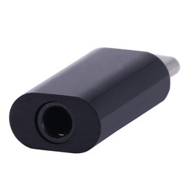 REY Adapter Converter Jack 3.5 mm Female to USB Type C Male Black