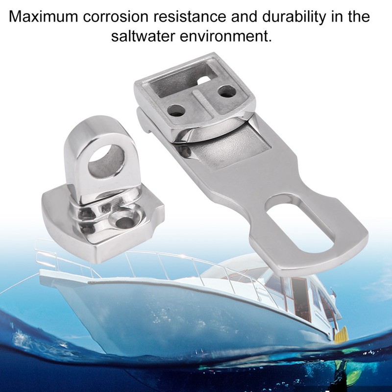 Boat Stainless Steel Locker Latch Clamp Anti Rattle Marine Hatch