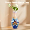 3D Puzzle Vase - Unique Flower Vase Crafted from 160