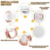 SIXDEFLY 12 Pack LED Puck Light Wireless 16 Color Changing