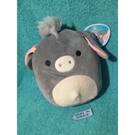Squishmallow WoW 8” JASON the Gray Grey Donkey (Not Horse) Squishmallow Plush Toy Farm Animal
