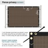 ECOOPTS 4'x97' Privacy Fence Screen Windscreen with Copper Grommets, Fit