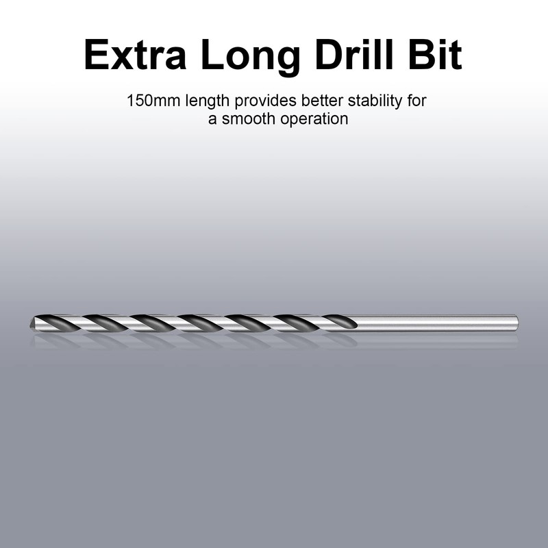 ALTcompluser 5pcs Extra Long Wood Drill Bit Set 2 mm,