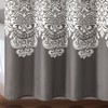 Lush Decor Boho Medallion Shower Curtain, 72" x 72", Dark
