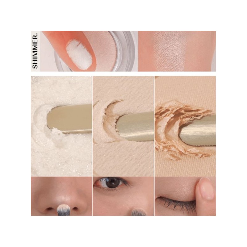 THE SAEM Saemmul Single Shadow 2g, Color:WH01 (Shimmer)