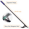 40" Fire Log Tongs Firewood Grabber and Fire Poker Set,Large