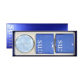 Breath 37 degrees Sum Waterfull Mesh Cushion Glow No. 1 Light Beige Original 13g + 2 refills SPF50+ PA++++ / 숨 워터풀 메쉬 쿠션 글로우 1호 라이트베이지 본품 13g + 리필2개 SPF50+ PA++++