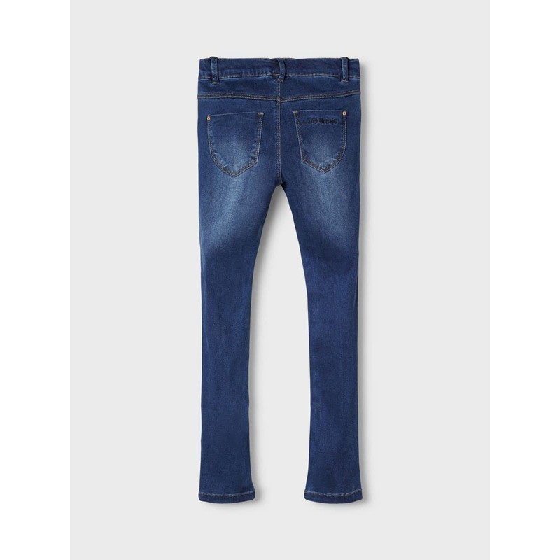 NAME IT Girl Jeans Skinny Fit Sweat, Dark denim blue