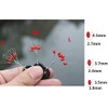 300/600pcs Fishing Bobber Stopper,6 in 1 Float Sinker Line Stops,3