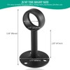 Anndason Curtain Rod Ceiling-Mount Bracket Curtain Rod Brackets Curtain Rod