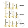 Jewseen 14K Gold Threadless Post Push in Labret,Nose Ring,Cartilage Stud,Lip