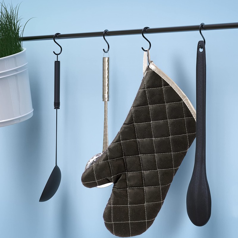 Oven Mitts Flame Retardant Mitts Heat Resistant to 425 °F