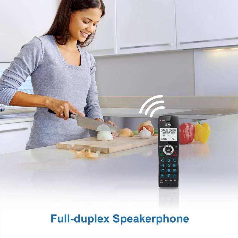 AT&T GL2101-1M DECT 6.0 Cordless Home Phone with Call Block,