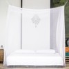 Mosquito Net Lager Bed Canopy for Single Double King Queen