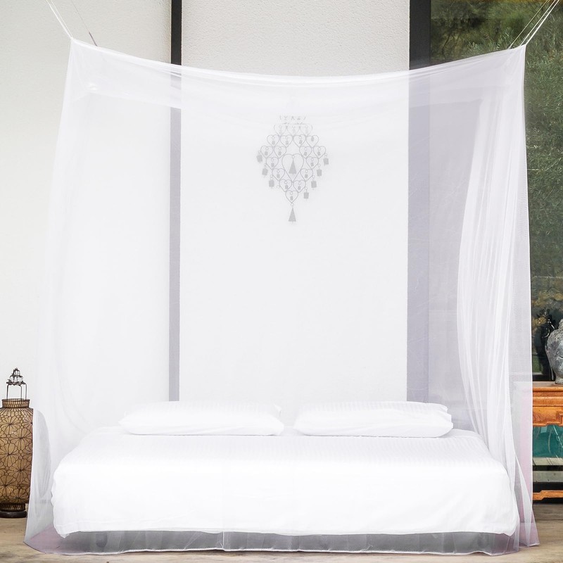 Mosquito Net Lager Bed Canopy for Single Double King Queen