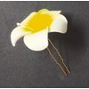 Tia Crafts White Hawaii Plumeria Flower and Red Rose Flower