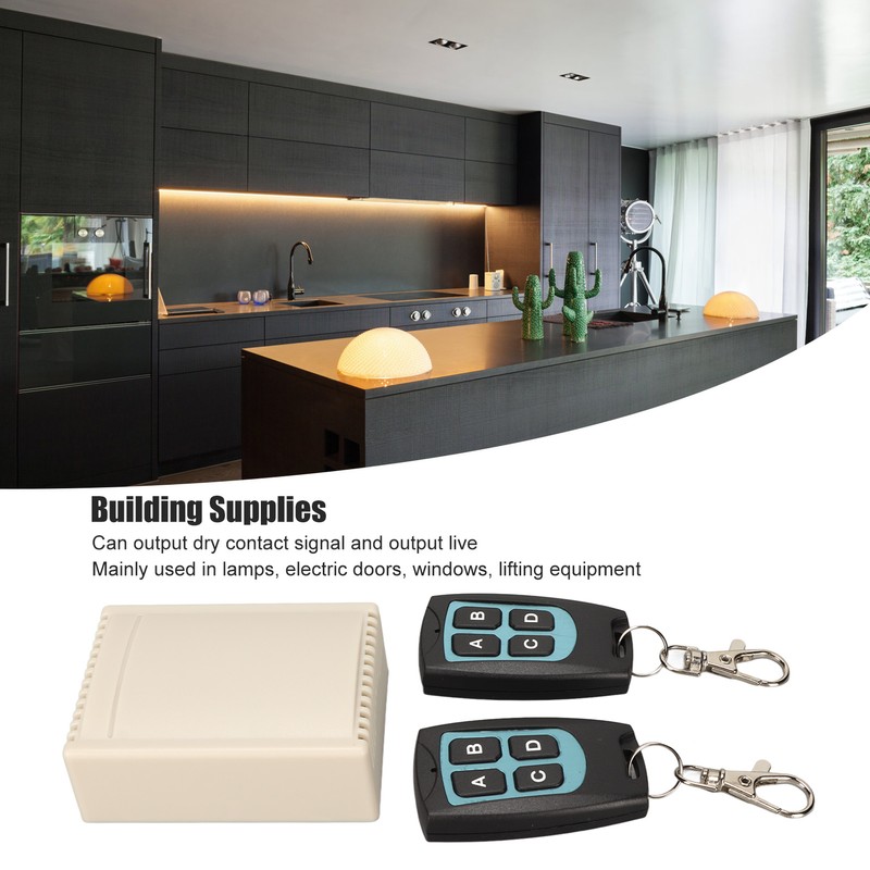 Relay Remote Switch 4 Channel 10A ABS Wireless Module with