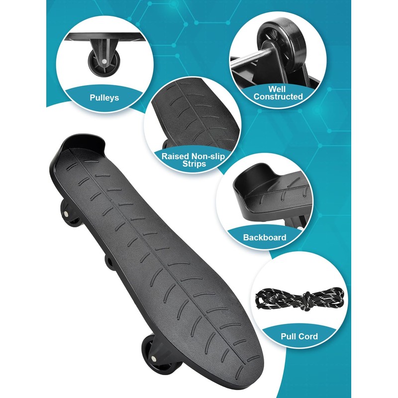 Lamborsafe Knee Glide for Knee Replacement Recovery Aids Kit Knee