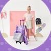 ZBAOGTW Rolling Backpack for Girls 6-8 with Lunch Bag Pencil