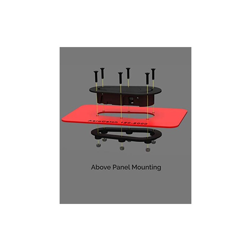 SFC AEROCATCH Aero Catch Plus Type Keyless Black Fixing Plate