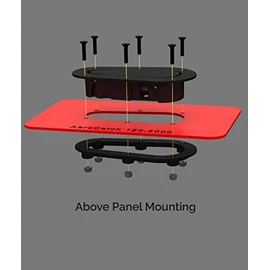 SFC AEROCATCH Aero Catch Plus Type Keyless Black Fixing Plate Set 120-2000 2025 Current Model: Genuine