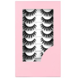 beautykaisen 3D Fluffy Strip Lashes - Ultra Soft & Natural Looking False Eyelashes for Instant Volume | Easy to Apply, Reusable