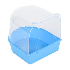 Abaodam Parrot Bathtub Bird Bath for Cage Covered Bird Bath for Canary Finches