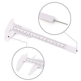 Ultrassist Plastic Vernier Caliper (2pcs), 150 mm Mini Plastic Caliper for School Student, Portable 0-6 Inch Measuring Tools, Sliding Gauge