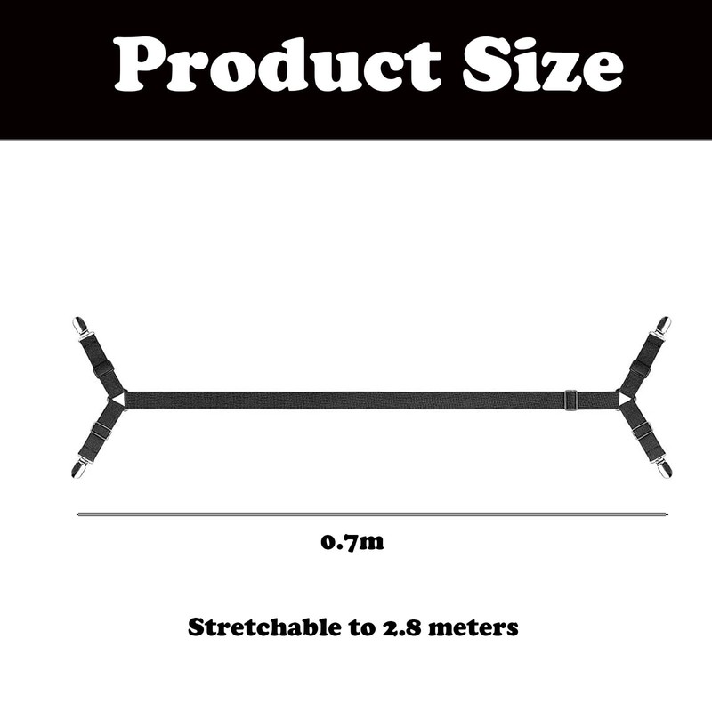 JNOUCS Bed Sheet Clips, 2 PCS Sheet Clips for Bedding,