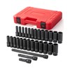 Bates Choice 29 pc 1/2" Drive Deep Impact Socket Set,