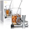 LIGHTEN LIFE Cocktail Mixing Glass Set,Bar Mixing Set with 20oz