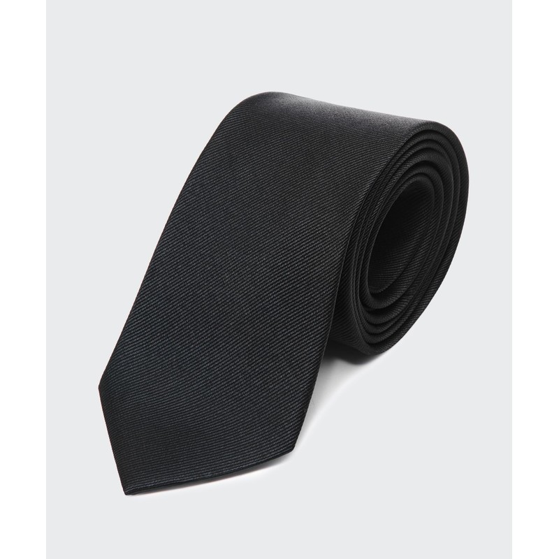 Musinsa Standard Silk Solid Tie [Black]