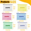 YOPCDJ 24pcs Mesh Zipper Pouch Bags - A4 Zipper Bags for Classroom Organization, Board Game & Puzzle Storage