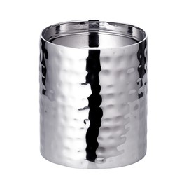 EDZARD Candlestick/Candleholder Agadir, Highly polished, Stainless Steel, Diameter 3.3 in, Height 3.9 in