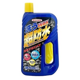 WILLSON 03056 Wash WAX Super Waterproof, For Dark & Metallic Cars, 23.7 fl oz (700 ml), Model Number:
