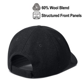 GADIEMKENSD Winter Baseball Caps Textured Wool Hat Warm Unisex, Structured, Gray