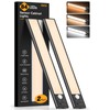 Gritin 10.2inch Under Cabinet Lighting Rechargeable -84 LED Super Bright,3-Color&