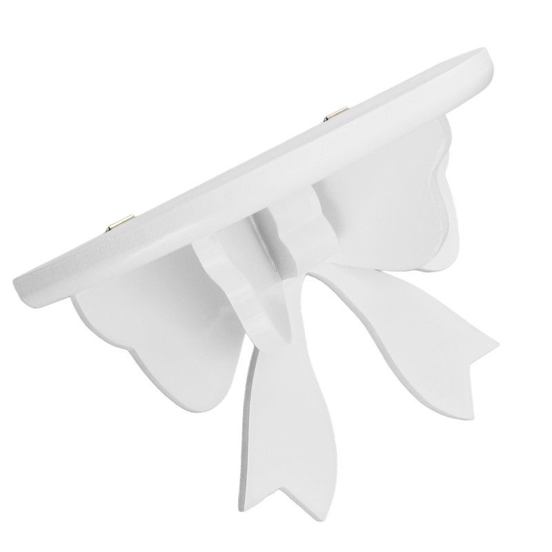 Wooden Bow Shelf Cute Bow Nordic Style Tie Shape Density