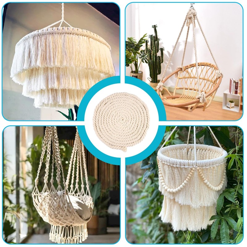 Cotton Rope 5 m x 15 mm Thick Rope Macrame