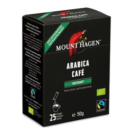 Mount Hagen Organic Fair Trade Caffeinated Instant Coffee Stick 50g (2g x 25P) Instant (Stick)