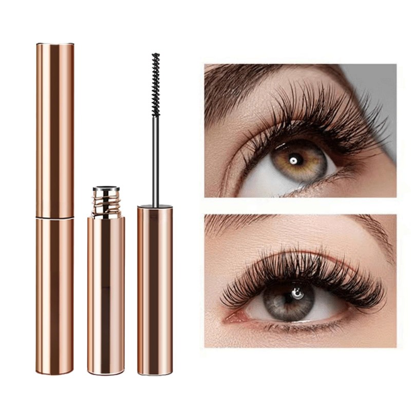 Brown Mascara for Older Women 60 Plus,Telescopic Waterproof Volumising &