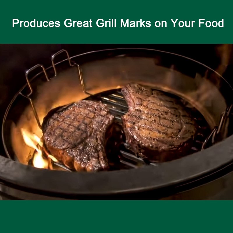 Quantfire 15.5" Round Cast Iron Cooking Grid for Medium Big