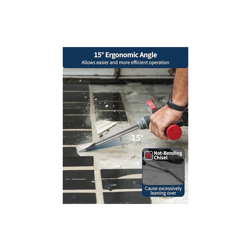 Firecore SDS Plus Cincel 250mm * 75mm de extracción de