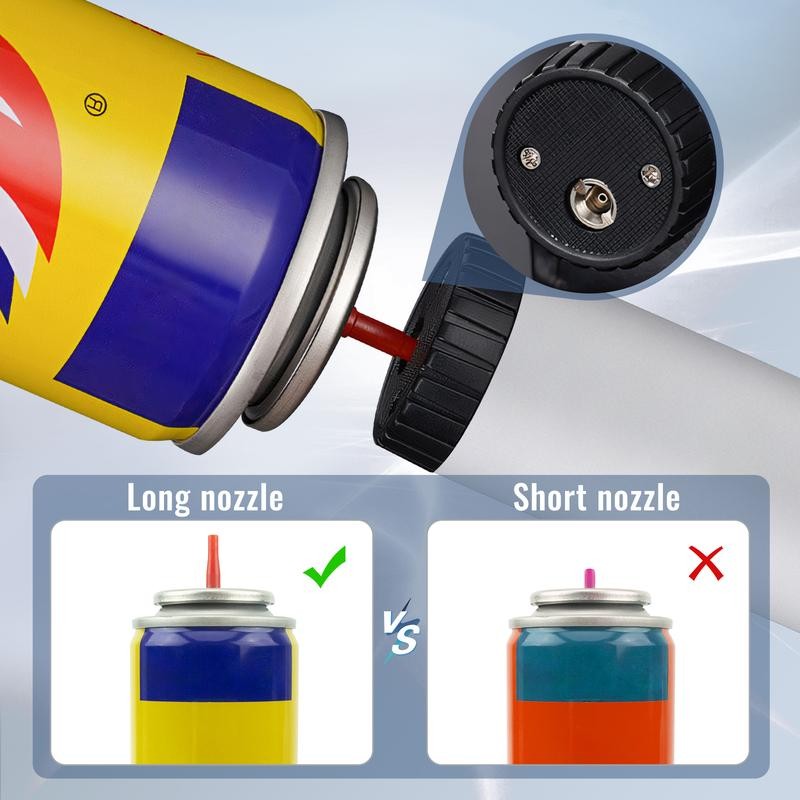 Jet Torch Lighter, Adjustable Jet Flame, Windproof Butane Refillable Gas